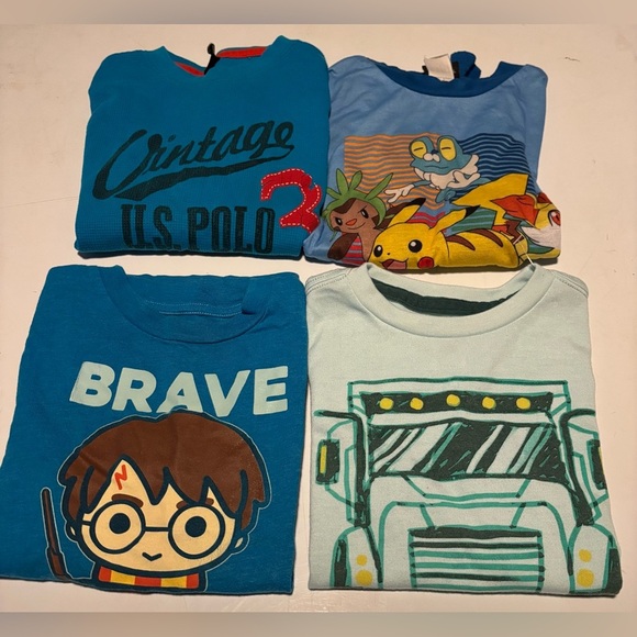 4 pieces of Graphic T-Shirts Set - Picture 1 of 1
